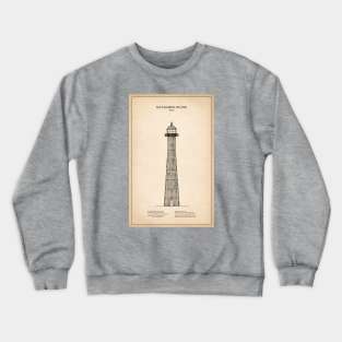 Matagorda Island Lighthouse - Texas - SD Crewneck Sweatshirt